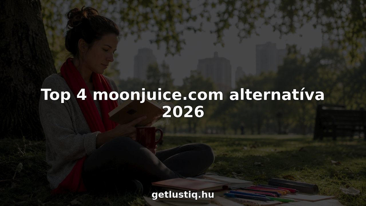 Egy nő otthon, a konyhaasztalnál ülve böngészi a különféle wellness termékeket, és gondolkodik, melyik lenne a legjobb számára.