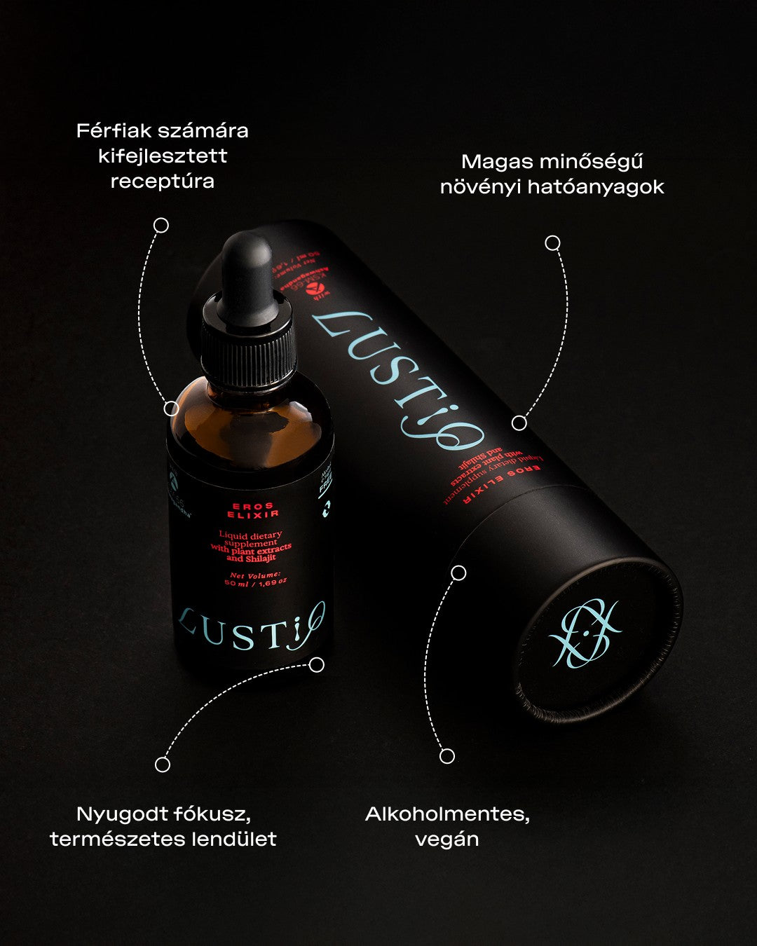 Eros Elixir - Prémium növényi esszencia férfi energia támogatására