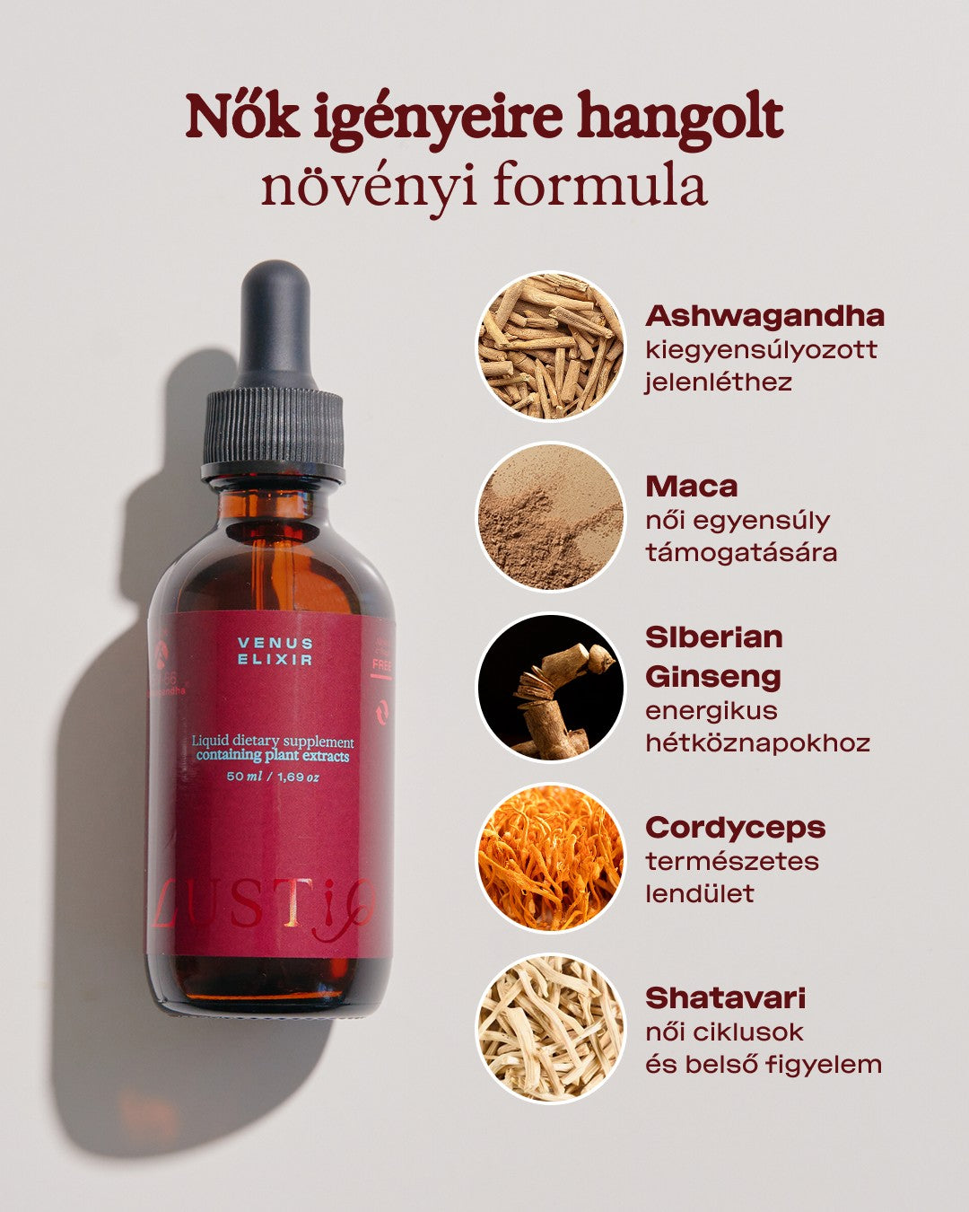 Venus Elixir - Prémium növényi esszencia nőknek